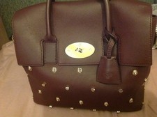 Mulberry Medium Cara Bag Oxblood Rivet Backpack