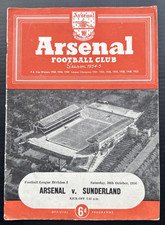 Arsenal v Sunderland     30-10-1954
