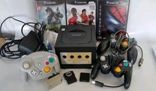 Nintendo GameCube Console Black Working Wavebird Controller Wireless Games