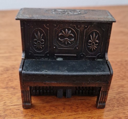 Vintage cast metal piano - vintage,