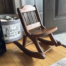 Vintage Crafted Wooden Child's