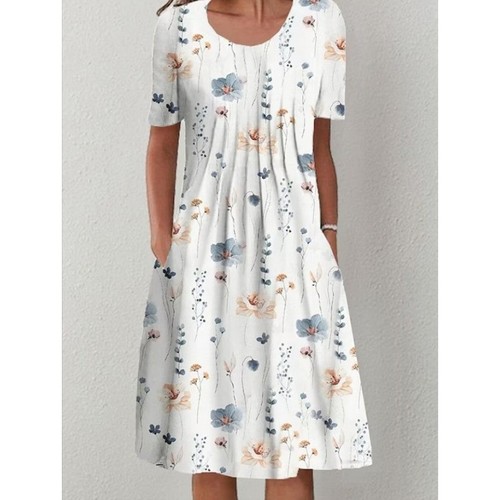 Womens short sleeve boho loose - boho,