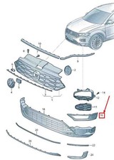 VW T-ROC A1 Front Left Bumper