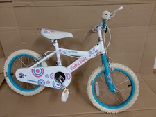 USED - Pedal Pals Hearts 14 Inch Wheels Kids Bike With Free Inflator RRP £130