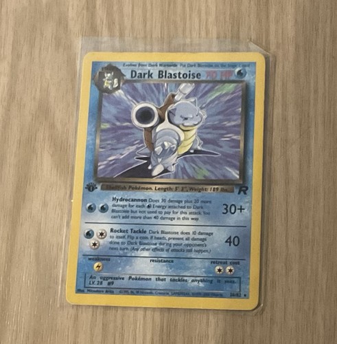 Pokémon dark blastoise tcg - pokémon,