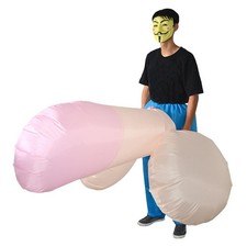 Novelty Adult Inflatable Willy Dick Costume Halloween Party Fancy Dress