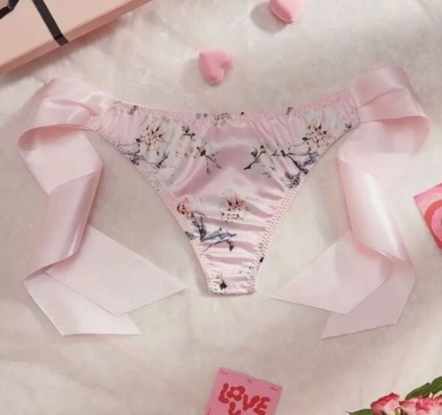 Satin floral sissy - floral,