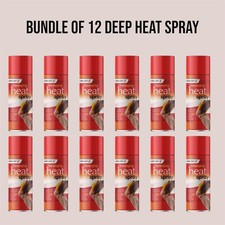 12X 125ML DEEP HEAT SPRAY