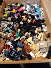 LEGO SLOPES JOB LOT PART BRICK ASSORTMENT 800 GRAMS VARIOUS PIECES