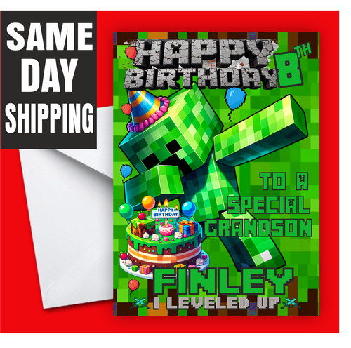 Personalised birthday card - personalised,