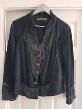 Bottega Blue Short Ladies Jacket size 12 similar to Elisa Cavaletti