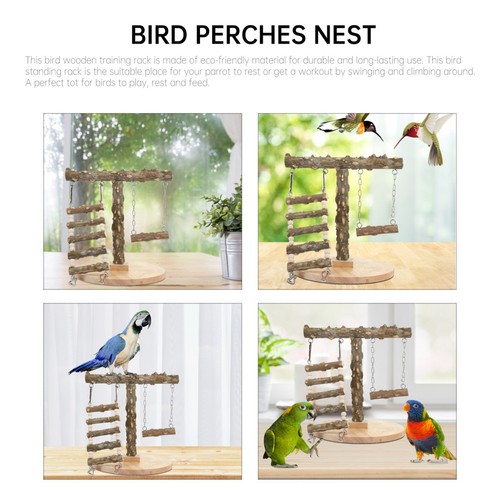 Wood bird play - bird, base