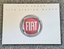 GENUINE FIAT TIPO HATCHBACK ESTATE HANDBOOK OWNER MANUAL 2015-2020 BOOK NAVI