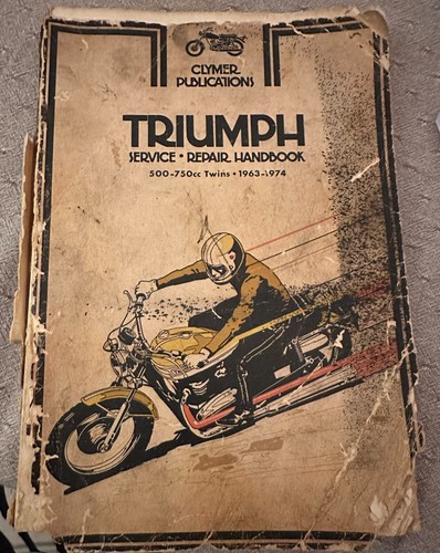 Triumph service manual used - triumph,