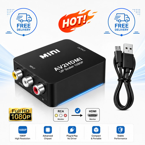 Hdmi 1080p rca - to,