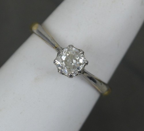 Antique 18ct gold platinum - gold,