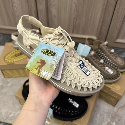 New roman woven sandals unisex - new,