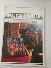 anchor wool tapestry pattern and instructions " summertime "