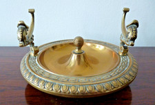 Antique Grand Tour Style Brass Pen Rest