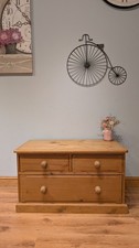 Pine Chest of Drawers Low Sideboard Coffee Table TV Unit Stand Blanket Box