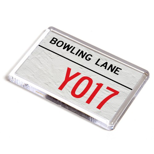 Fridge magnet bowling lane - -,