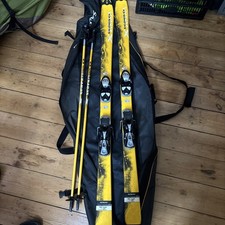 Salomon XscreamT Skis with pole and bag  