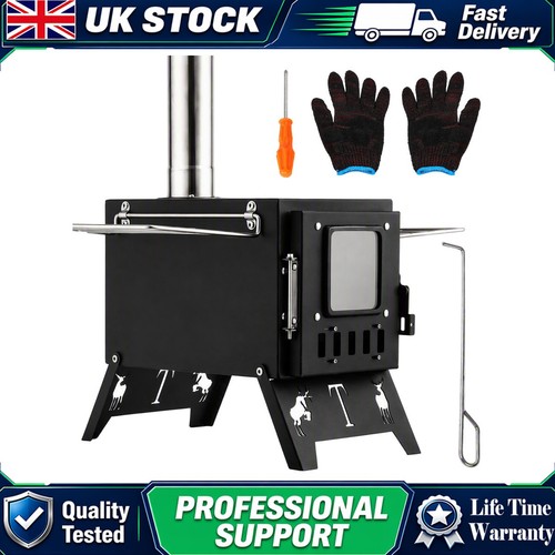 Wood burning stove tent - stove,