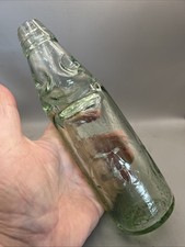 NICE GENUINE VICTORIAN DUMP DUG FOUR WAY PATENT CODD BOTTLE C GROVE TIPTON