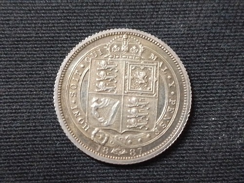 1887 queen victoria silver - 1887,