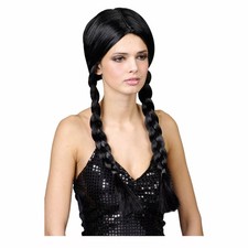 Black school girl - wig, with