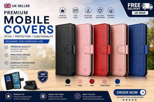 Leather wallet case - case, iphone