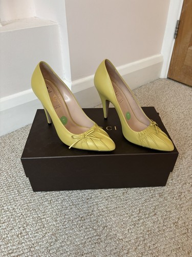 Gucci light mustard pumps - gucci, 7