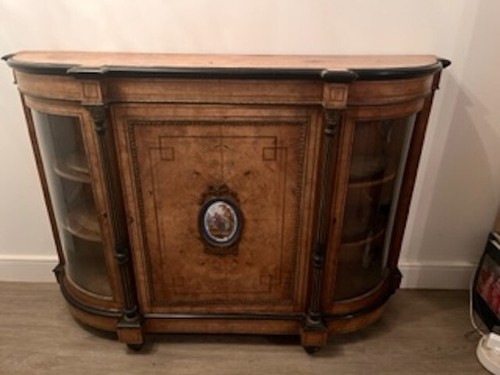 Wedge wood antique - wood, credenza