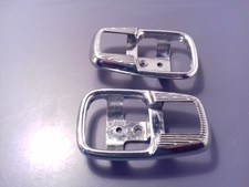 VW Beetle 1967-on Chrome Interior 2x Door Pull Surrounds Genuine OEM 113837239A