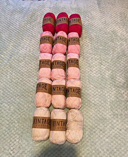Bundle 100g balls vintage - 15,