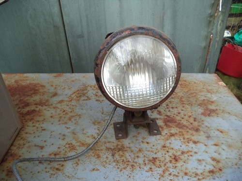 Tractor light plough lamp