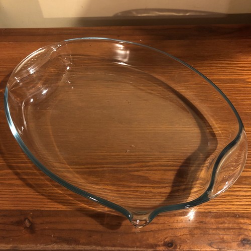 Pyrex glass oval roaster - pyrex,