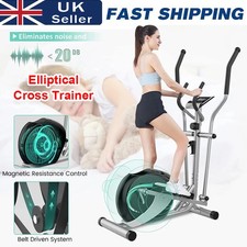 Adjustable Cross Trainer Elliptical Machine Exercise Bike with LCD Monitor New