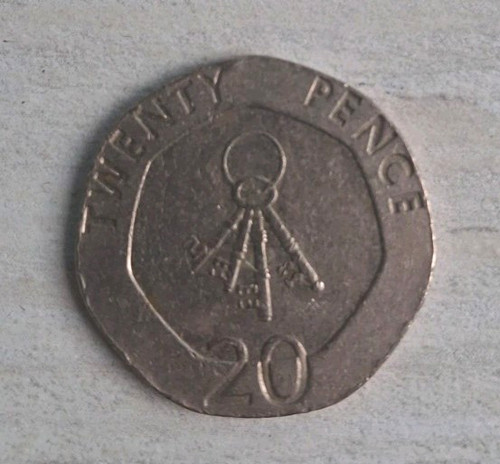 Gibraltar keys twenty pence - twenty,