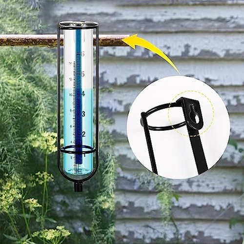 Glass rain gauge - floating,