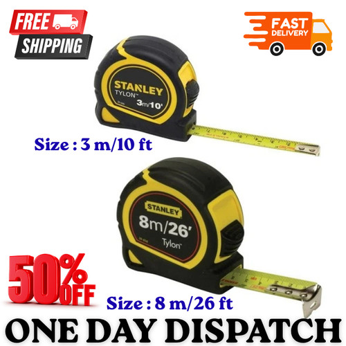 Stanley tylon tape - stanley, 3m