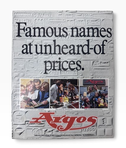 Argos catalogue number - argos,