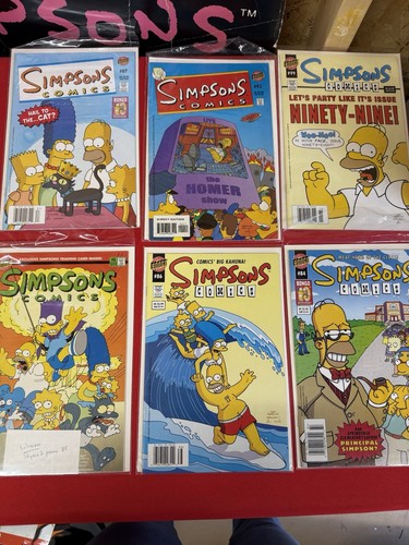 Lot the simpsons - 6, comic