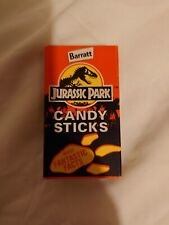 Barratt Jurassic Park 1992 Candy Stick Empty Box - Ian Malcolm - Mint