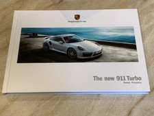 Porsche 911 Turbo 2016 'New' Hardback Brochure - Power. Presence