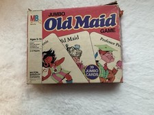 Vintage Milton Bradley Jumbo Old Maid Card Game