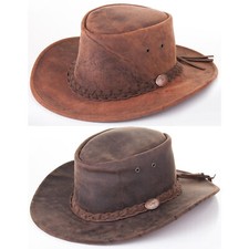 Rydale Leather Hat Genuine