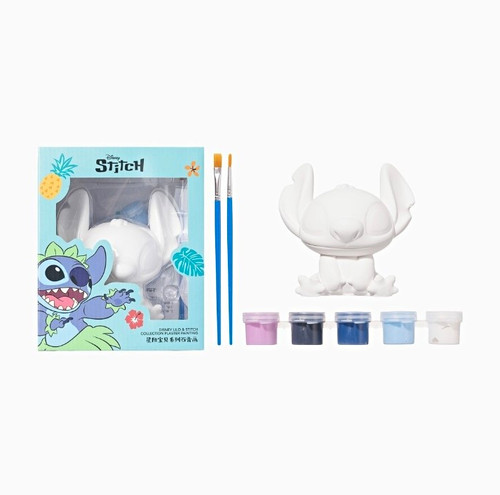 Disney stitch plaster painting - disney,