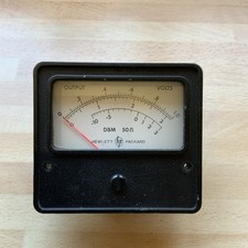 vintage panel meter, Voltage &