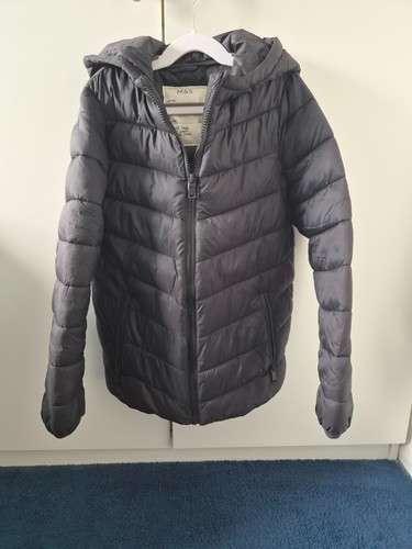 Black light puffer jacket - m&s,
